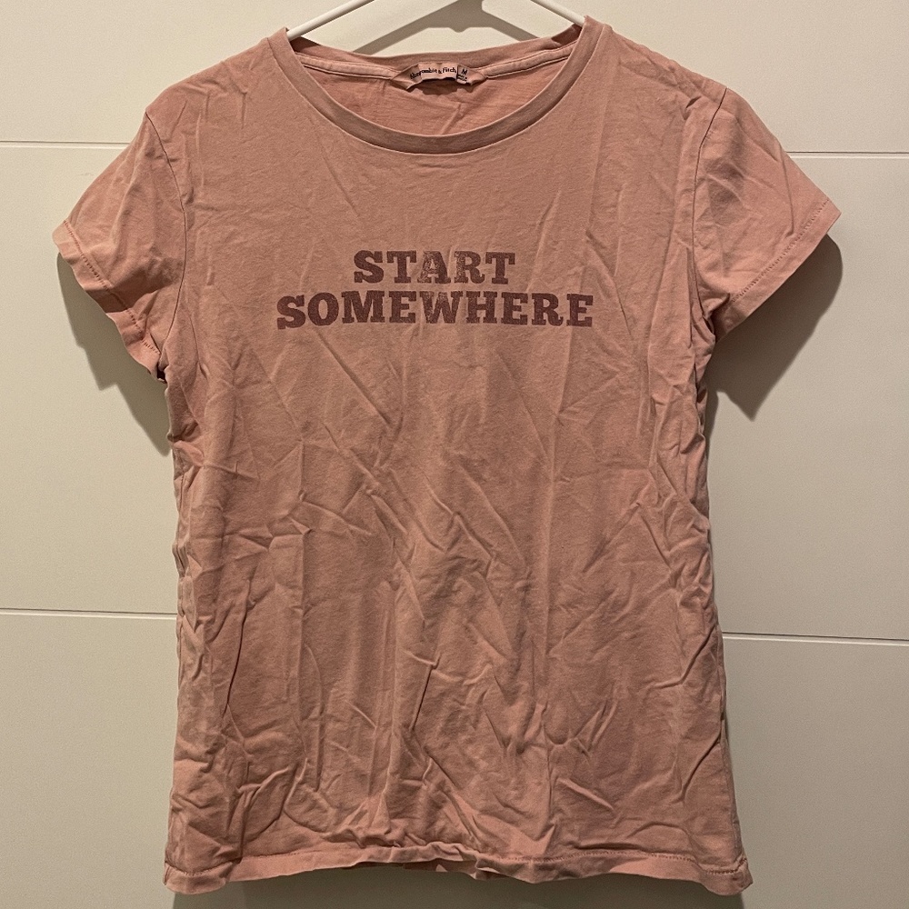 AF Abercrombie Fitch Womens T Tee T Shirt Top shirt vintage relax beach vibe M